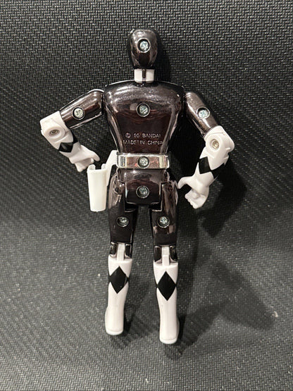 Mighty Morphin Power Rangers The Movie Metallic Black Ranger Action Figure 1995 - toyscardscomics