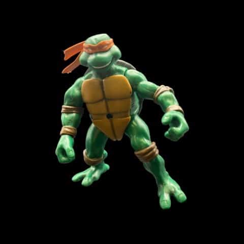 Mirage Studios Teenage Mutant Ninja Turtles Michelangelo Action Figure 2002 - toyscardscomics