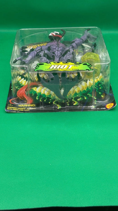 MISP TOYBIZ Marvel SPIDER - MAN VENOM Planet Symbiotes RIOT 9" Action Figure 1996 - toyscardscomics