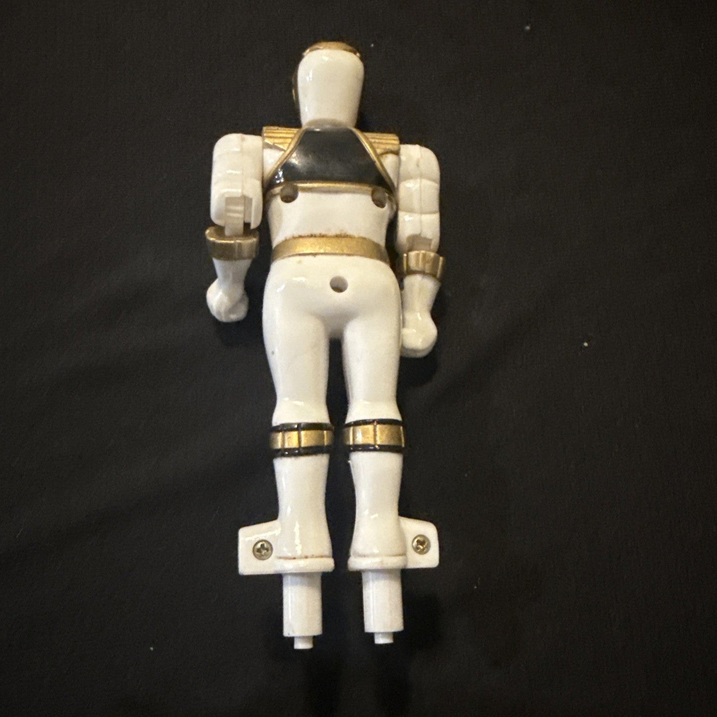 MMPR Power Punch Out White Ranger Mighty Morphin Power Ranger - toyscardscomics