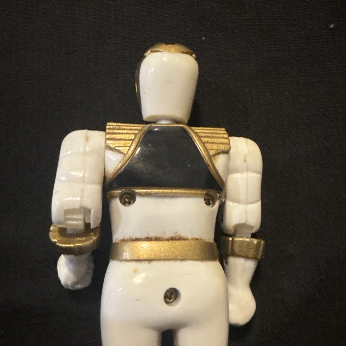 MMPR Power Punch Out White Ranger Mighty Morphin Power Ranger - toyscardscomics