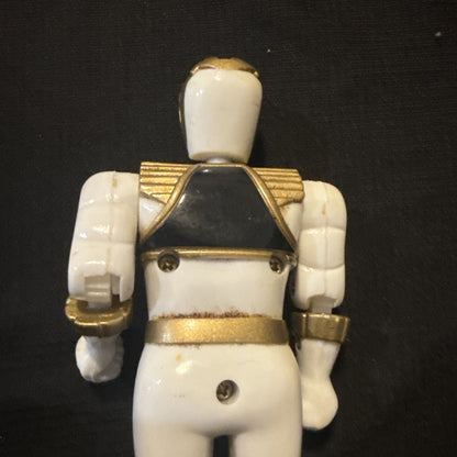 MMPR Power Punch Out White Ranger Mighty Morphin Power Ranger - toyscardscomics