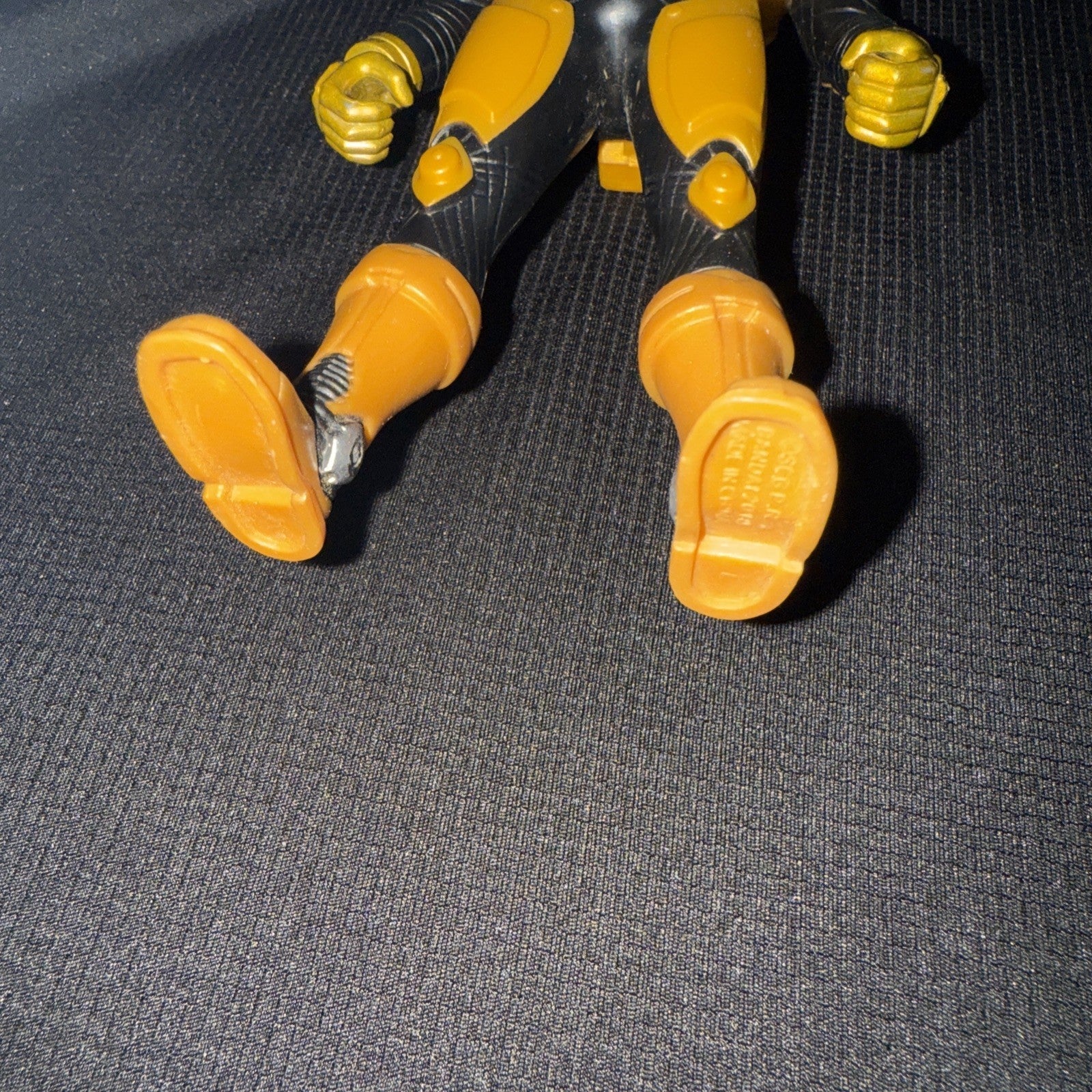 MMPR Power Rangers Gold SUPER SAMURAI 6.5” Figure w/HEAD FLIP Bandai 2010 - toyscardscomics