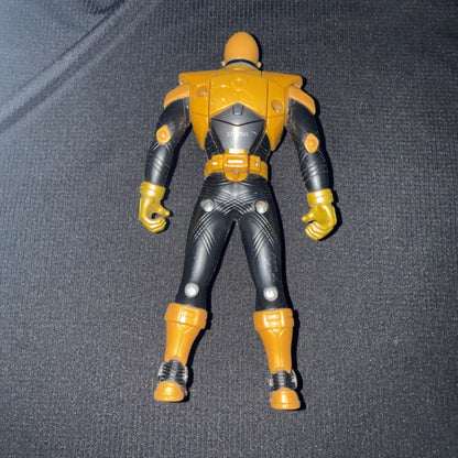 MMPR Power Rangers Gold SUPER SAMURAI 6.5” Figure w/HEAD FLIP Bandai 2010 - toyscardscomics