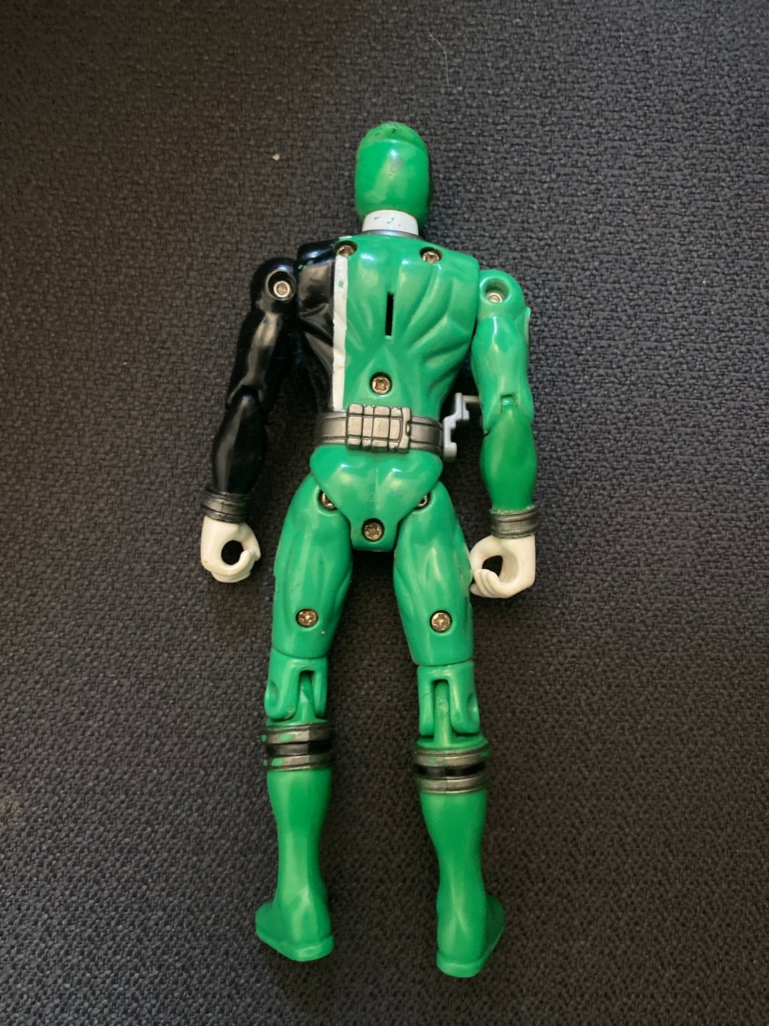 MMPR Power Rangers SPD Green Light Patrol Ranger 5.5” Action Figure 2004 Bandai - toyscardscomics