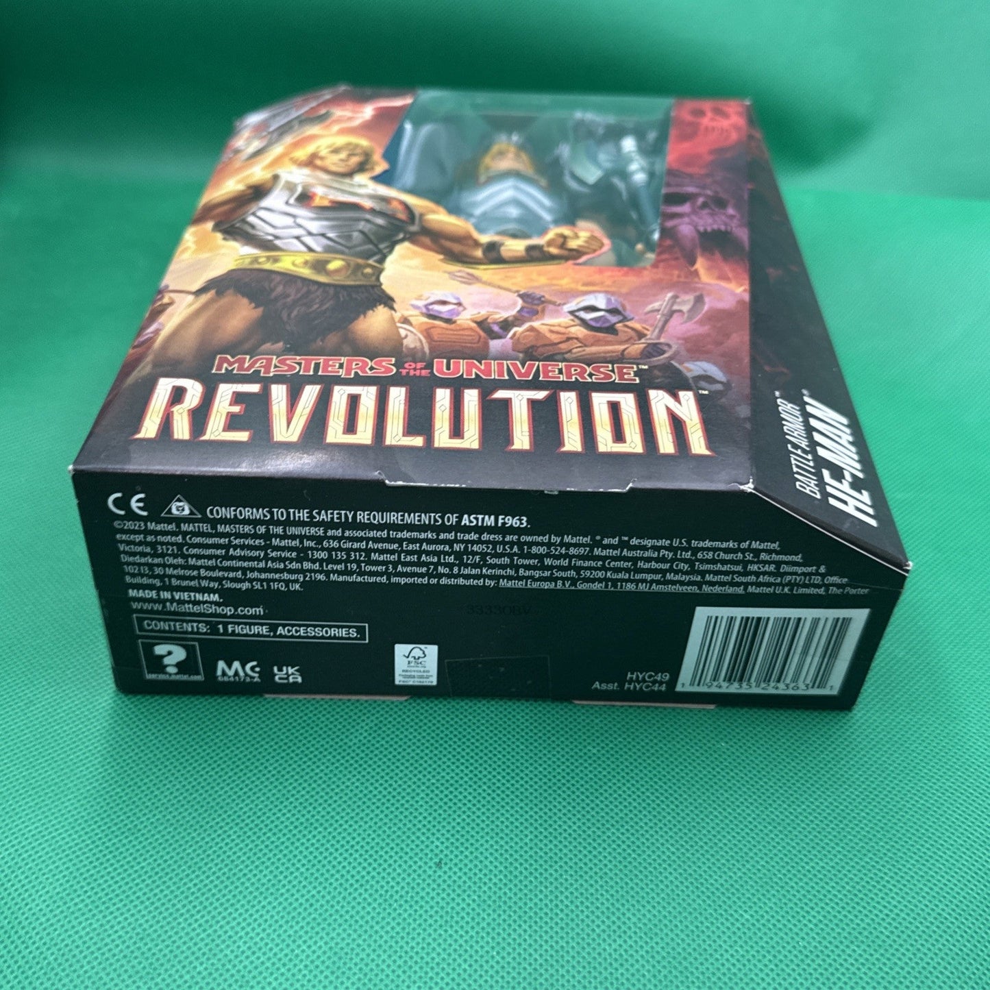 MOTU Revolution Battle Armor He - Man Action Figure Masterverse 2023 Mattel HYC49 - toyscardscomics