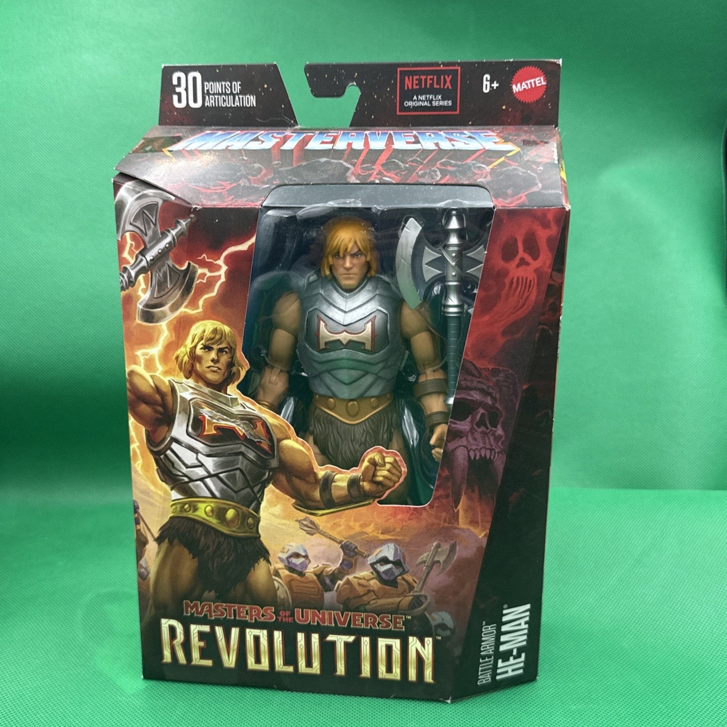 MOTU Revolution Battle Armor He - Man Action Figure Masterverse 2023 Mattel HYC49 - toyscardscomics