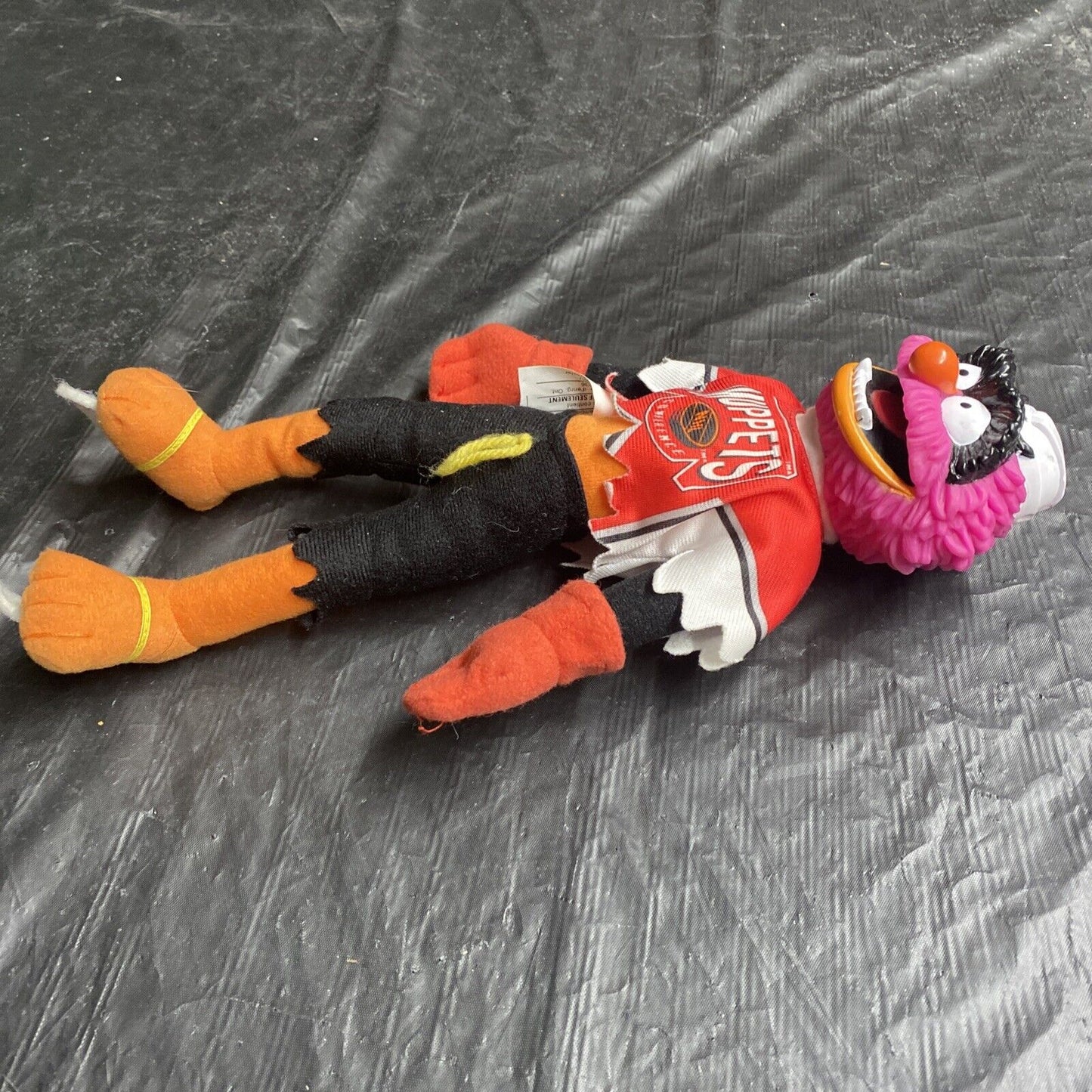 Muppets Animal 1995 NHL Ice Hockey 12" Jim Henson Plush DRUMMER Keith Moon Freak - toyscardscomics