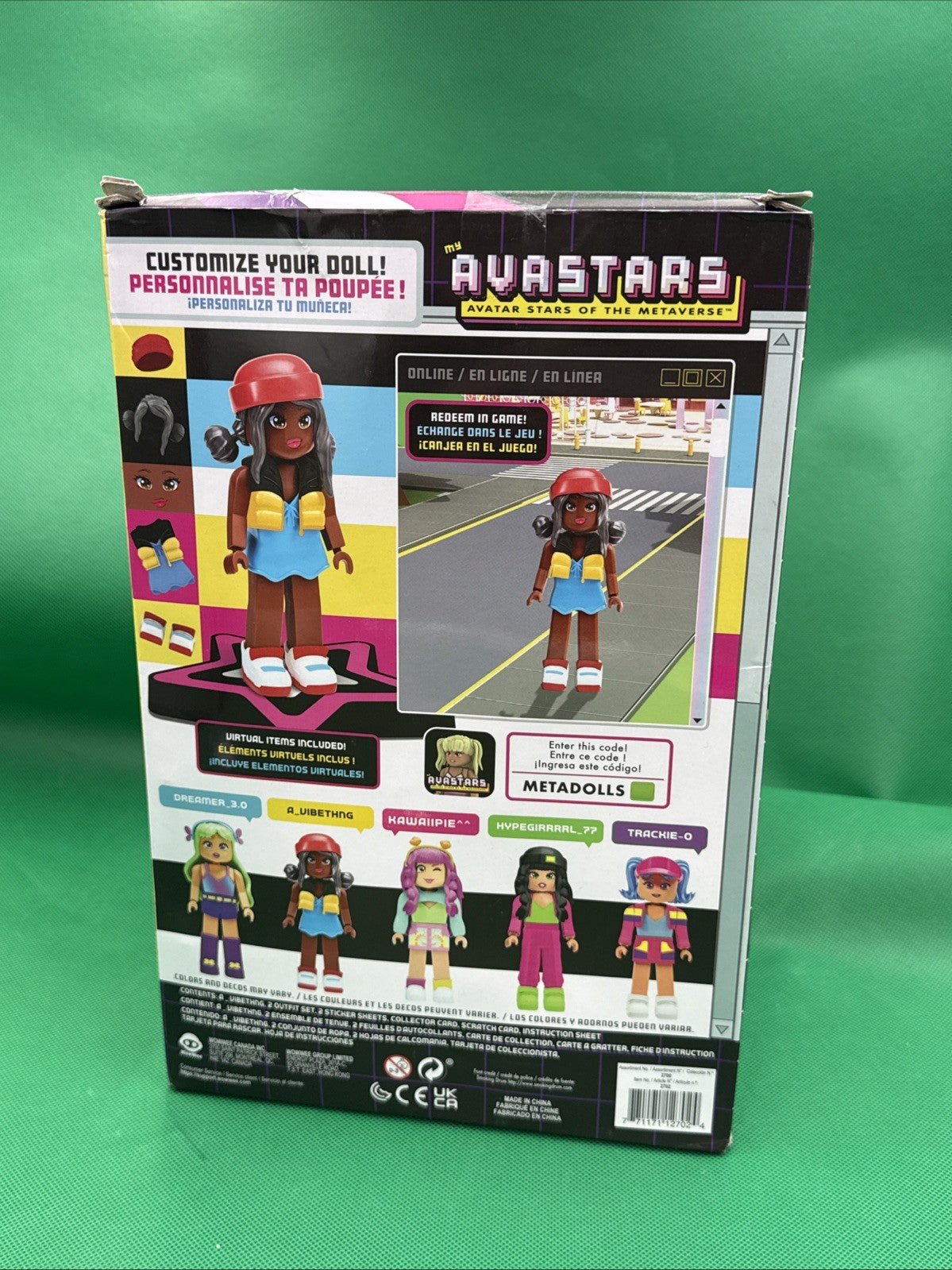 My Avastars A_VibeThng – 11" Fashion Doll with Extra Outfit - Brand New 2022 - toyscardscomics