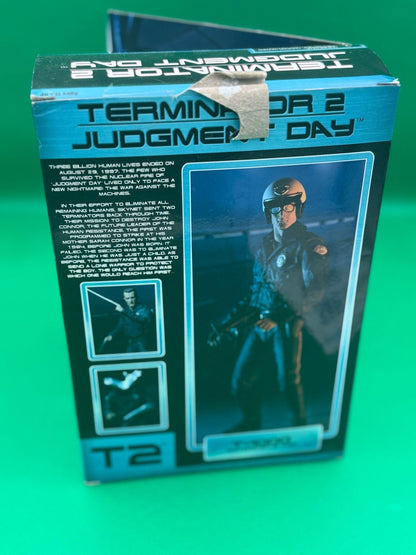 NECA Terminator 2 Ultimate T - 1000 Motorcycle Cop Action Figure - toyscardscomics