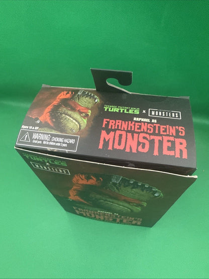 Neca TMNT Teenage Mutant Ninja Turtles Raphael as Frankenstein's Monster Figure - toyscardscomics