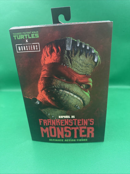 Neca TMNT Teenage Mutant Ninja Turtles Raphael as Frankenstein's Monster Figure - toyscardscomics