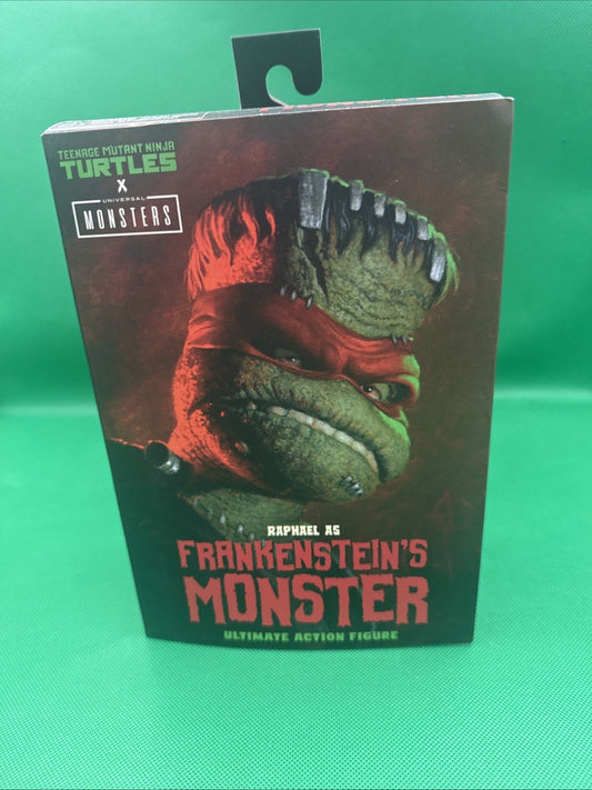 Neca TMNT Teenage Mutant Ninja Turtles Raphael as Frankenstein's Monster Figure - toyscardscomics