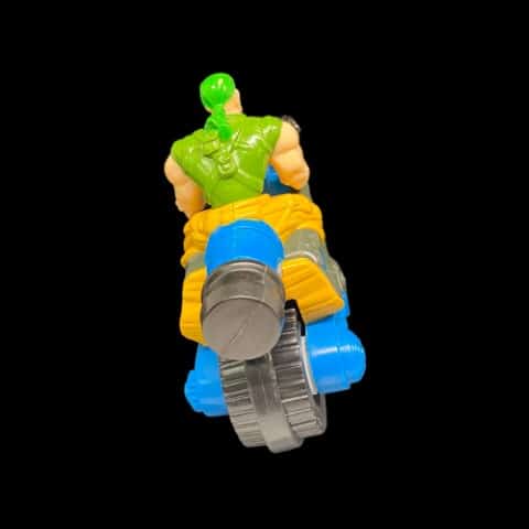 NEW 1998 Small Soldiers Burger King Nick Nitro on Motorcycle Action Figure - toyscardscomics