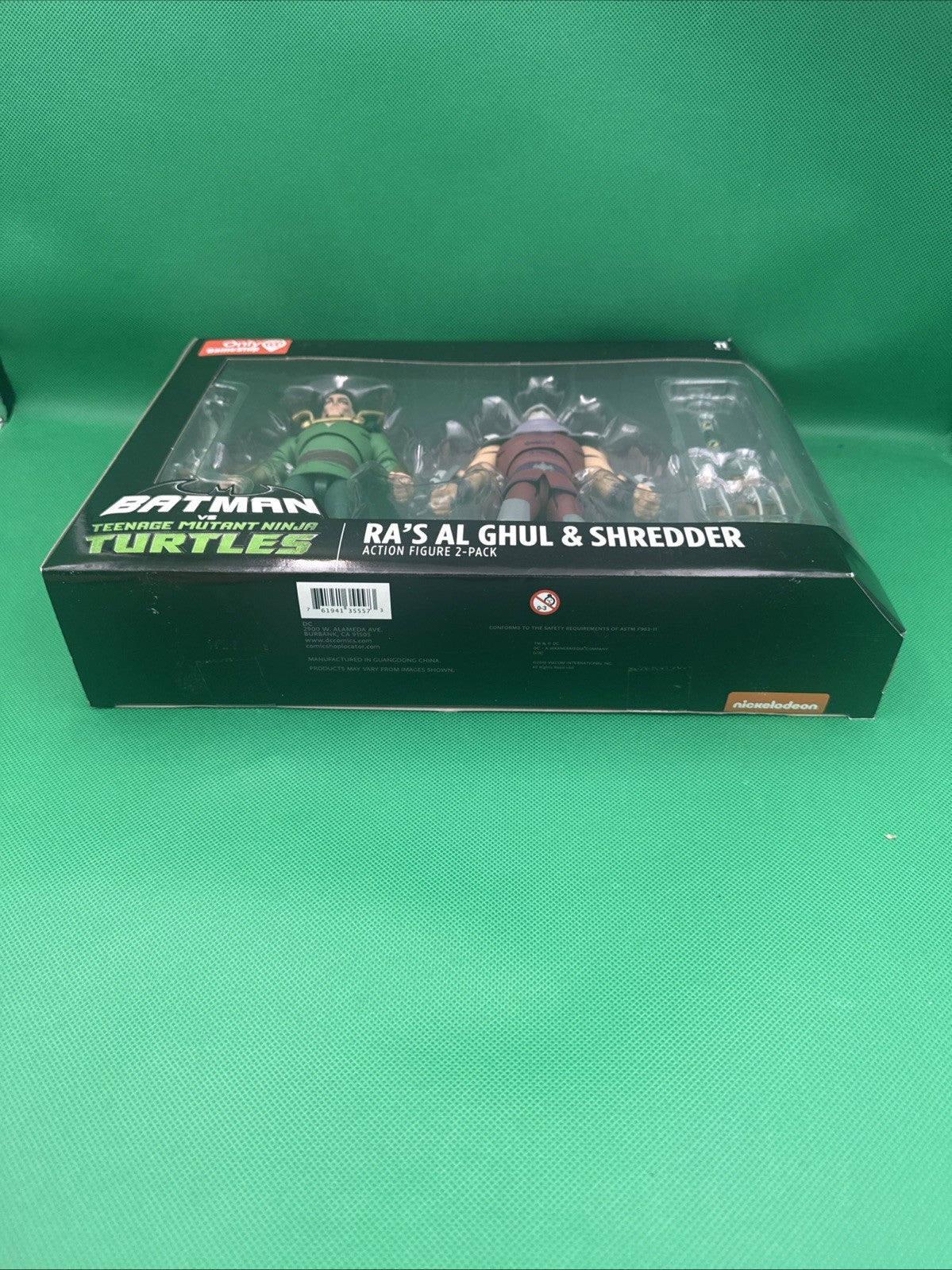 New - Batman Vs Tmnt Ra's Al Ghul & Shredder Gamestop Exclusive!!! - toyscardscomics
