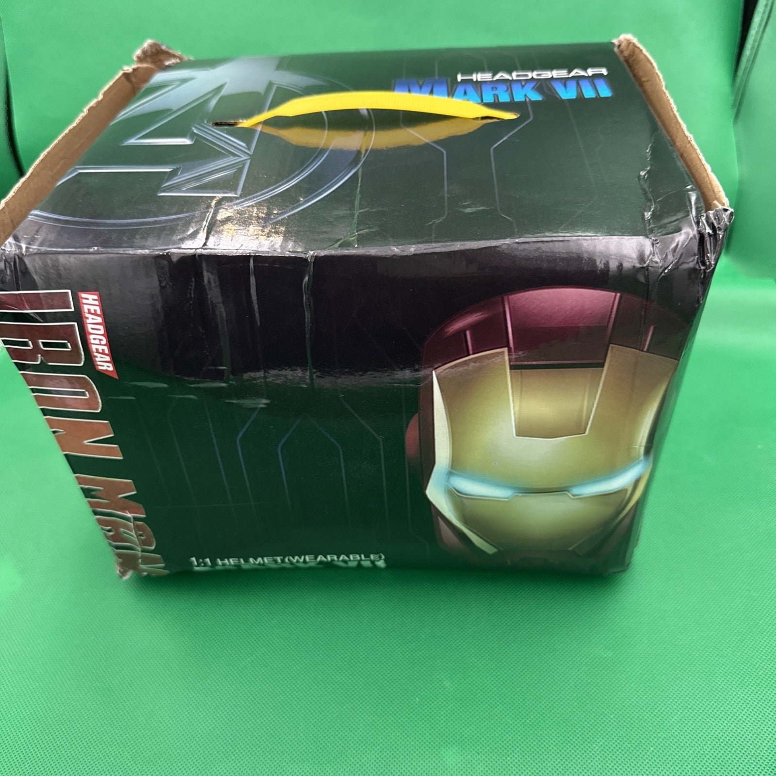 NEW Iron Man Head Gear 1:1 Helmet (Wearable) Mark VII - toyscardscomics