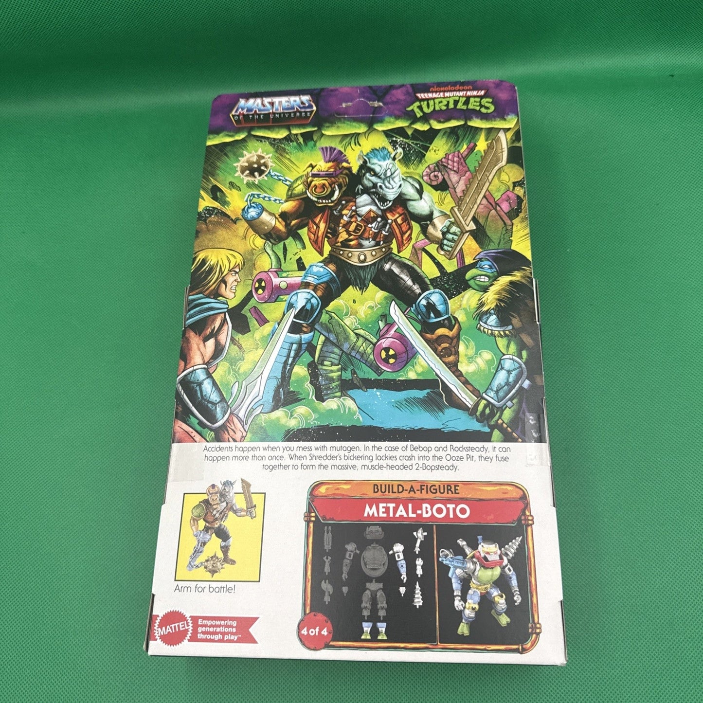 New MOTU Masters of the Universe x TMNT Turtles of Grayskull 2 - Bopsteady IN HAND - toyscardscomics