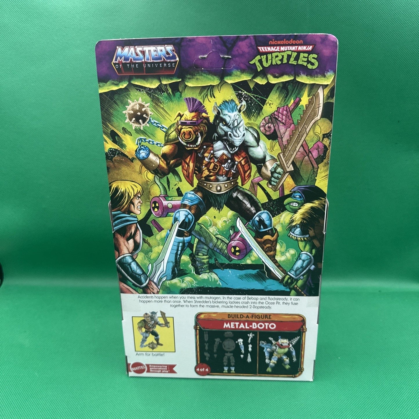 New MOTU Masters of the Universe x TMNT Turtles of Grayskull 2 - Bopsteady IN HAND - toyscardscomics