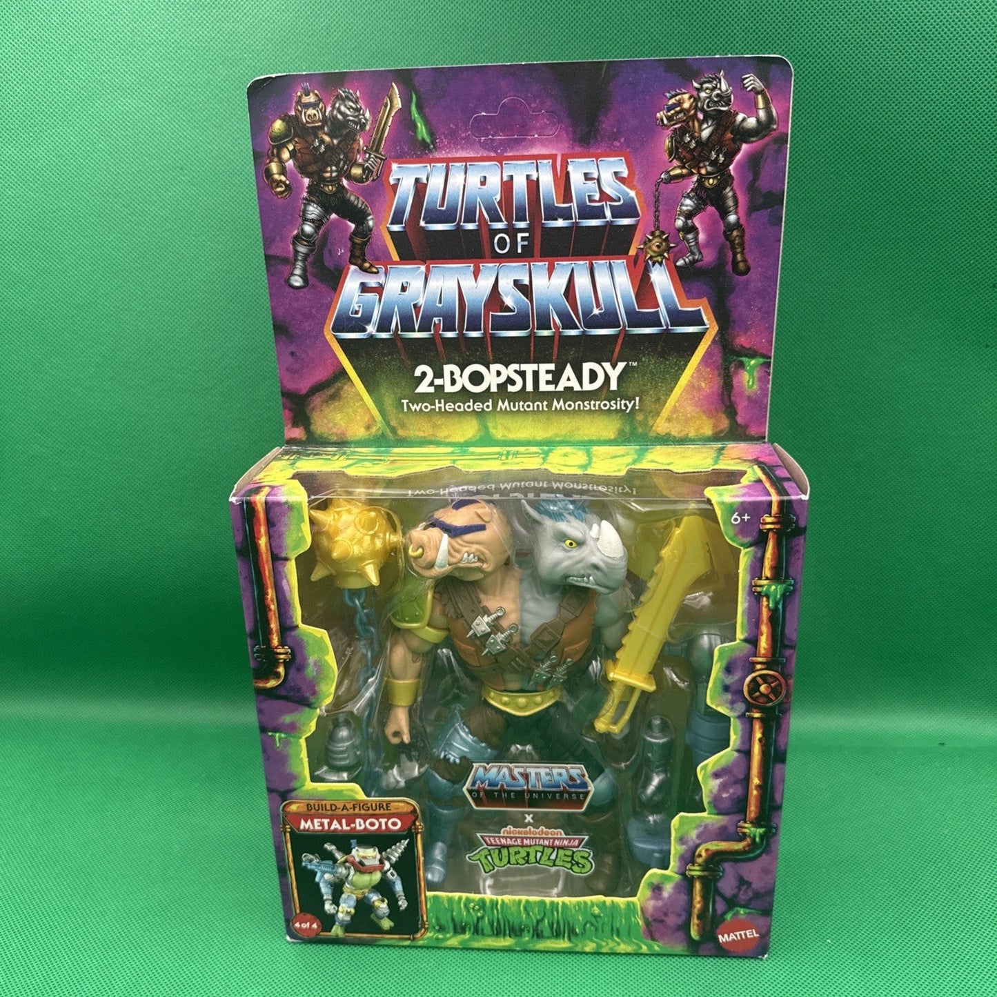 New MOTU Masters of the Universe x TMNT Turtles of Grayskull 2 - Bopsteady IN HAND - toyscardscomics