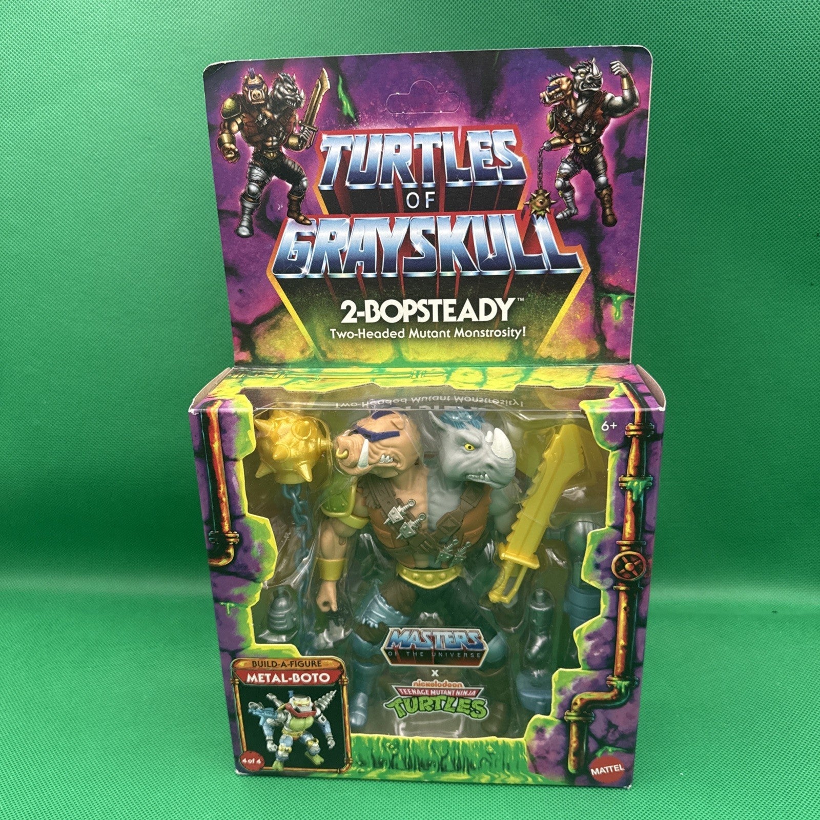 New MOTU Masters of the Universe x TMNT Turtles of Grayskull 2 - Bopsteady IN HAND - toyscardscomics