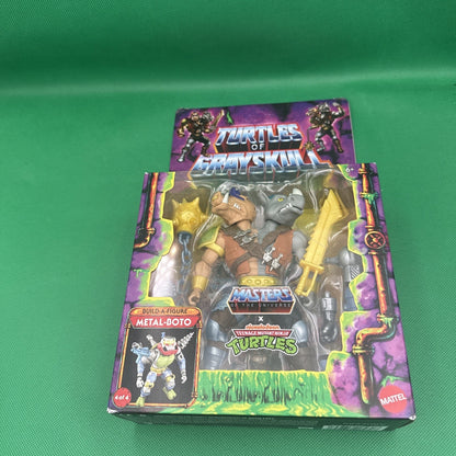 New MOTU Masters of the Universe x TMNT Turtles of Grayskull 2 - Bopsteady IN HAND - toyscardscomics