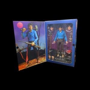 NEW NECA The EVIL DEAD Ultimate Ash 40th Anniversary 7in Action Figure Toy Set