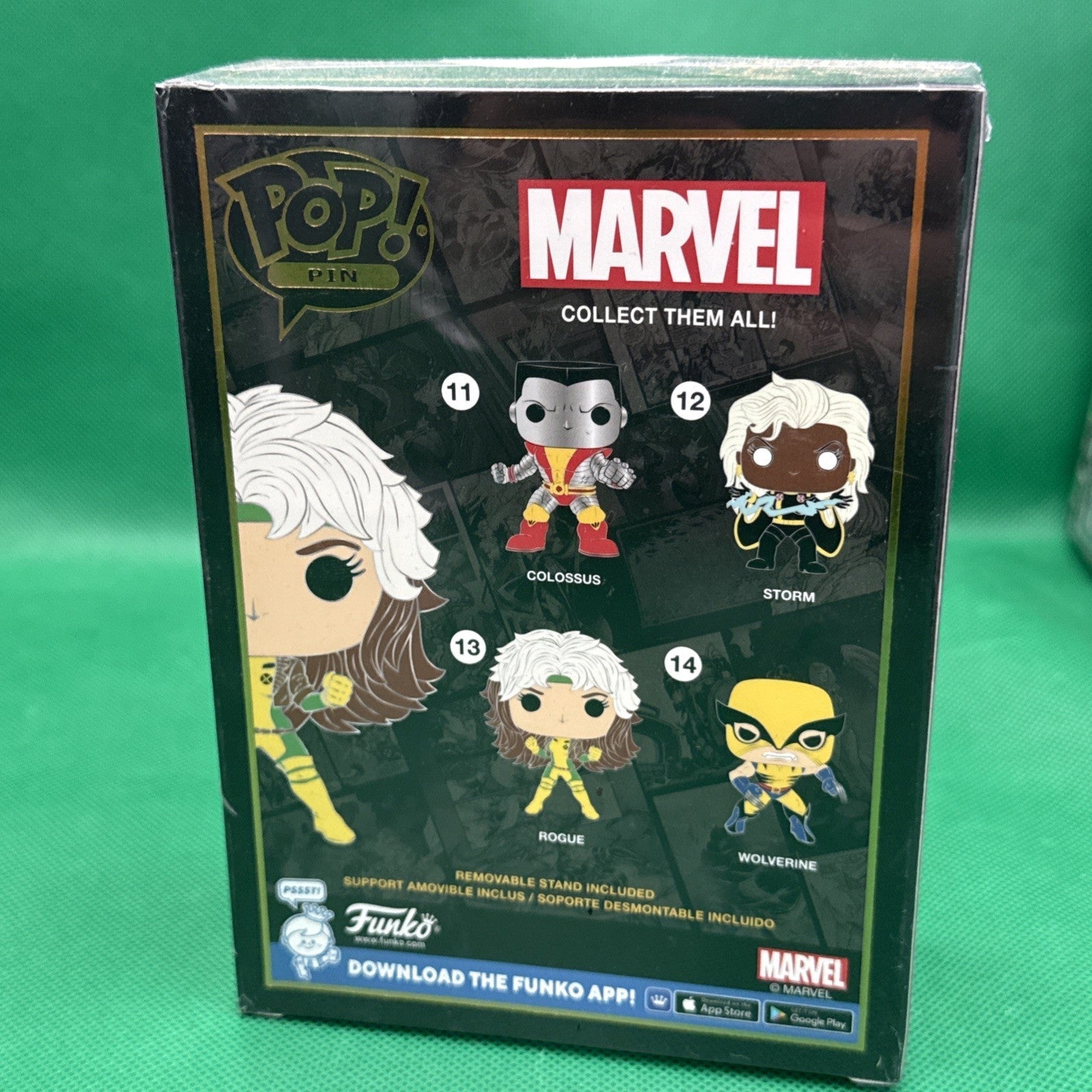 NEW SEALED Funko POP! Pin Limited Edition Marvel Enamel Pin 13 - ROGUE - toyscardscomics