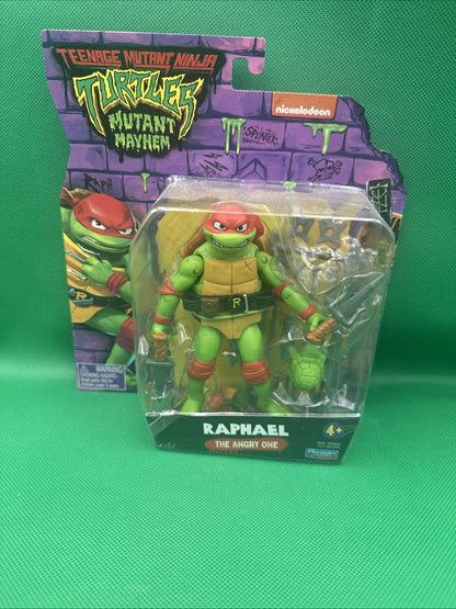 NEW Teenage Mutant Ninja Turtles Mutant Mayhem RAPHAEL Playmate Action Figure - toyscardscomics