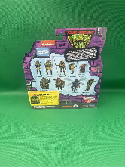 NEW Teenage Mutant Ninja Turtles Mutant Mayhem RAPHAEL Playmate Action Figure - toyscardscomics