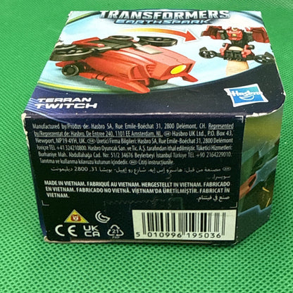 New TRANSFORMERS EARTHSPARK "TERRAN TWITCH" Hasbro Mini Figure NEW In Box - toyscardscomics