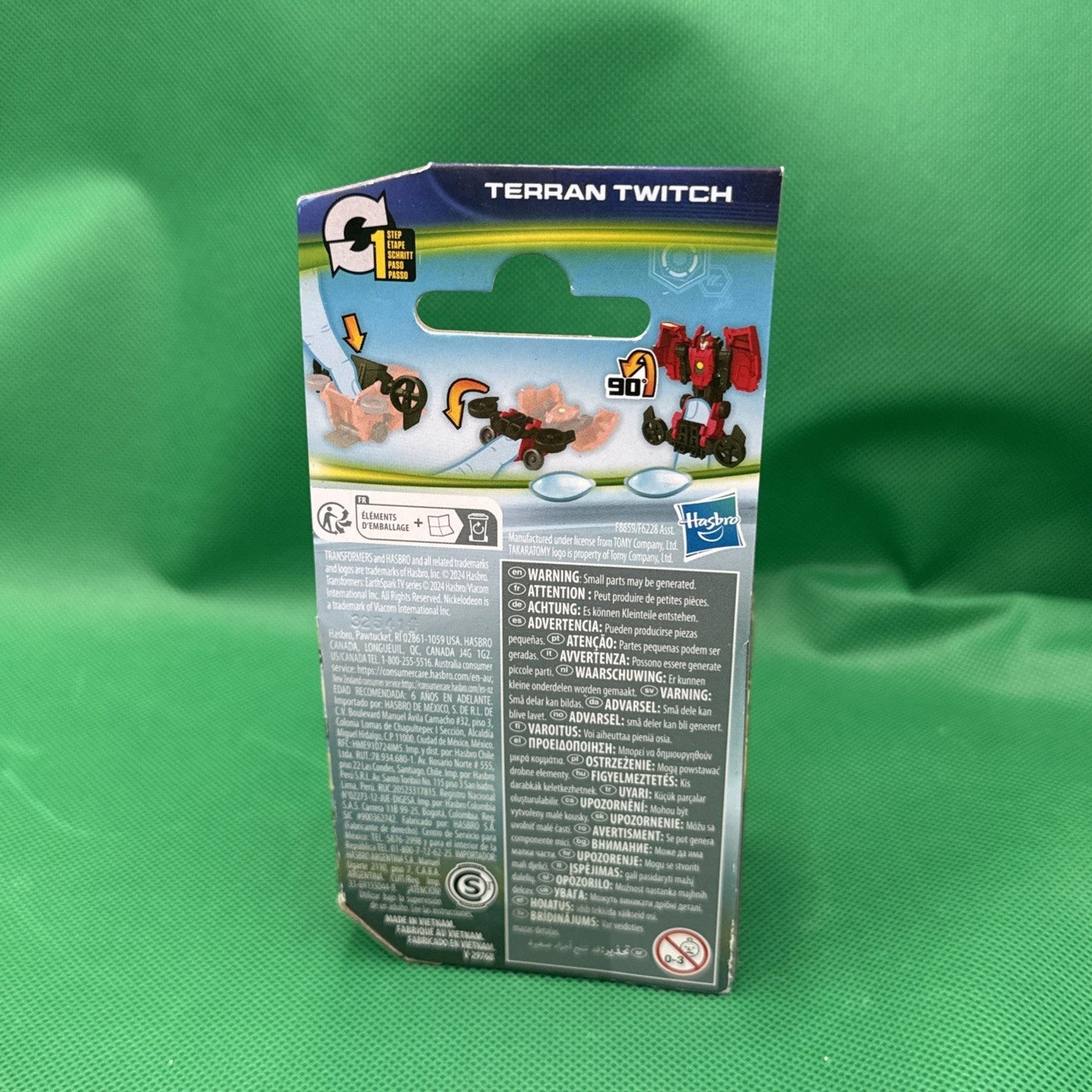 New TRANSFORMERS EARTHSPARK "TERRAN TWITCH" Hasbro Mini Figure NEW In Box - toyscardscomics