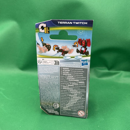New TRANSFORMERS EARTHSPARK "TERRAN TWITCH" Hasbro Mini Figure NEW In Box - toyscardscomics