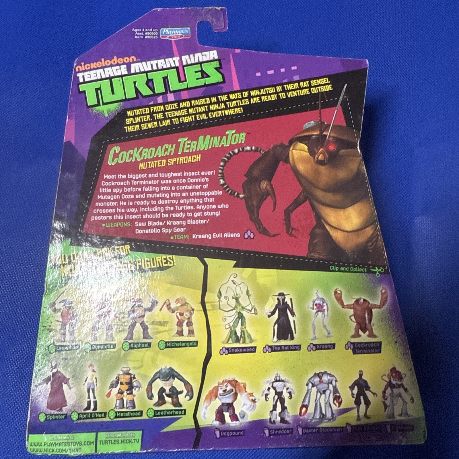 Nickelodeon Teenage Mutant Ninja Turtles TMNT Cockroach Terminator 2013 Figure - toyscardscomics
