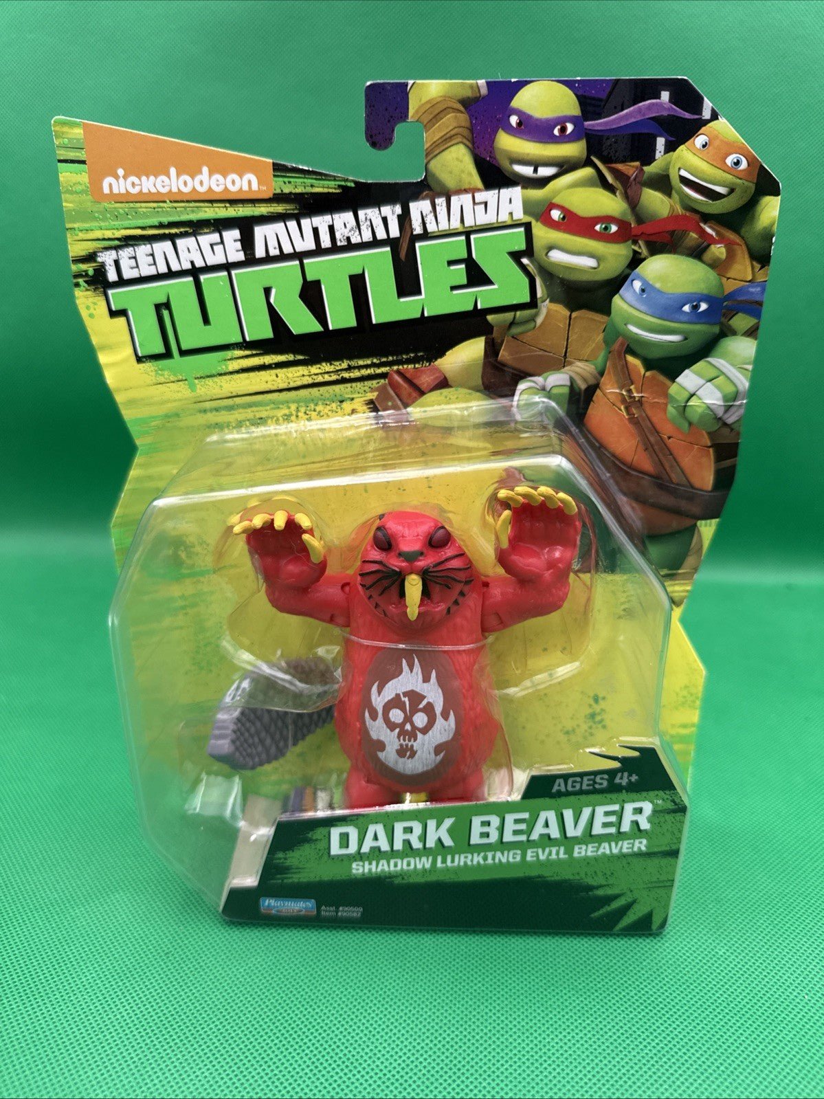 Nickelodeon Teenage Mutant Ninja Turtles/TMNT Dark Beaver Figure NEW/SEALED - toyscardscomics