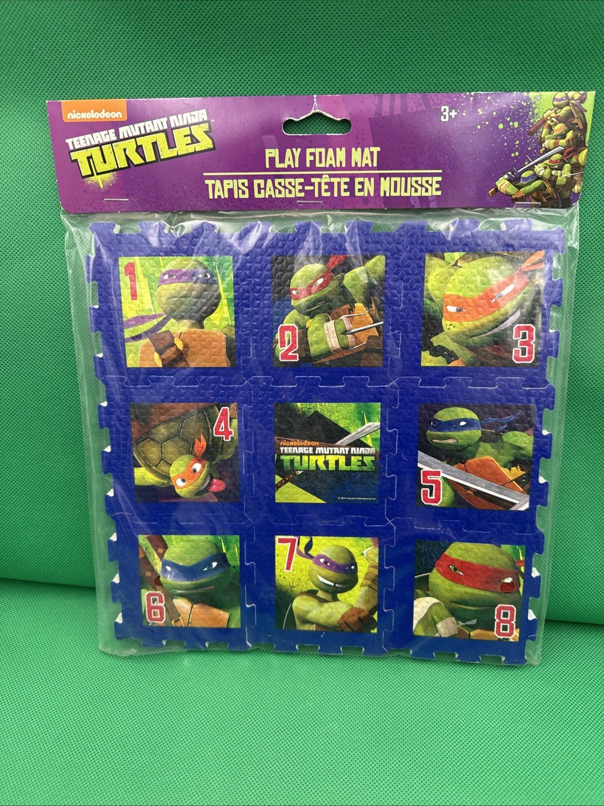 Nickelodeon TMNT Play Foam Mat 2014 - toyscardscomics