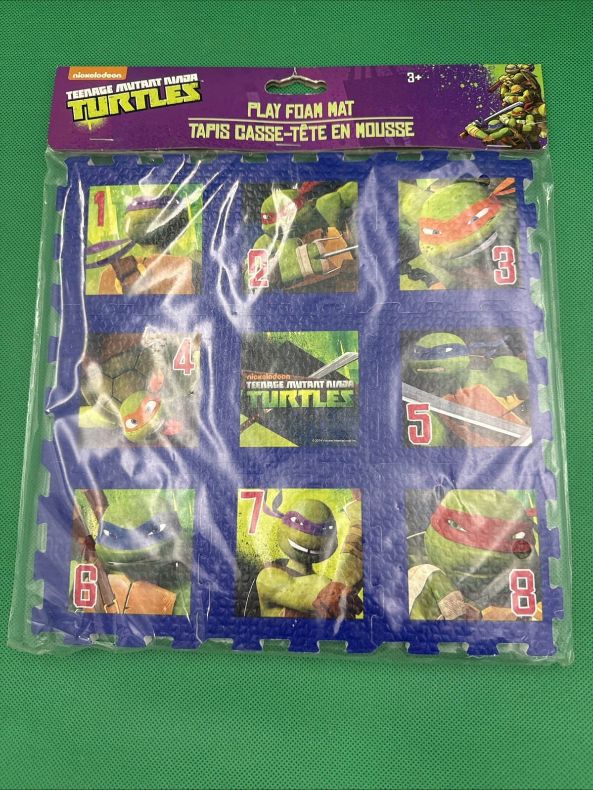 Nickelodeon TMNT Play Foam Mat 2014 - toyscardscomics