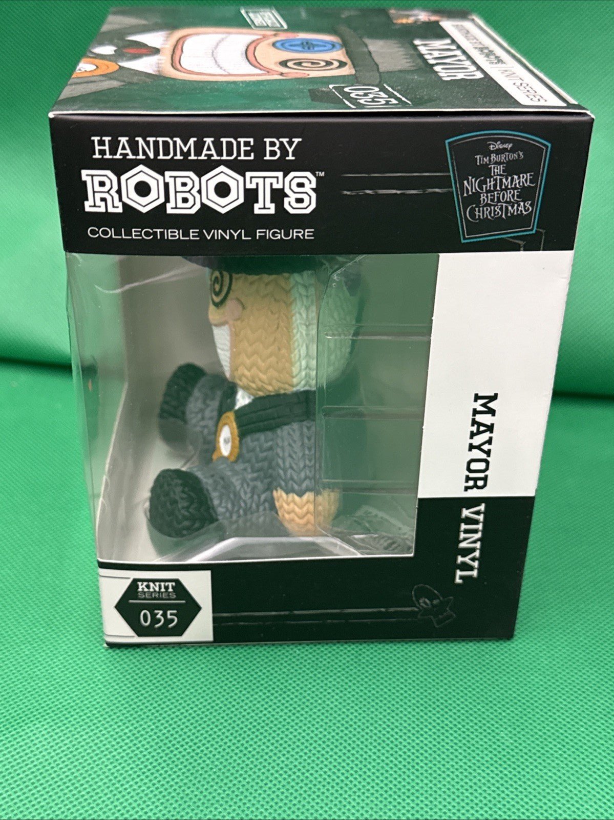 Nightmare Before Christmas Mayor Handmade by Robots Figure 35 Knit Series - toyscardscomics