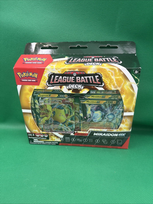 Nintendo 1 Pokemon TCG League Battle Deck Miraidon ex Regieleki VMAX - 89432663 - toyscardscomics