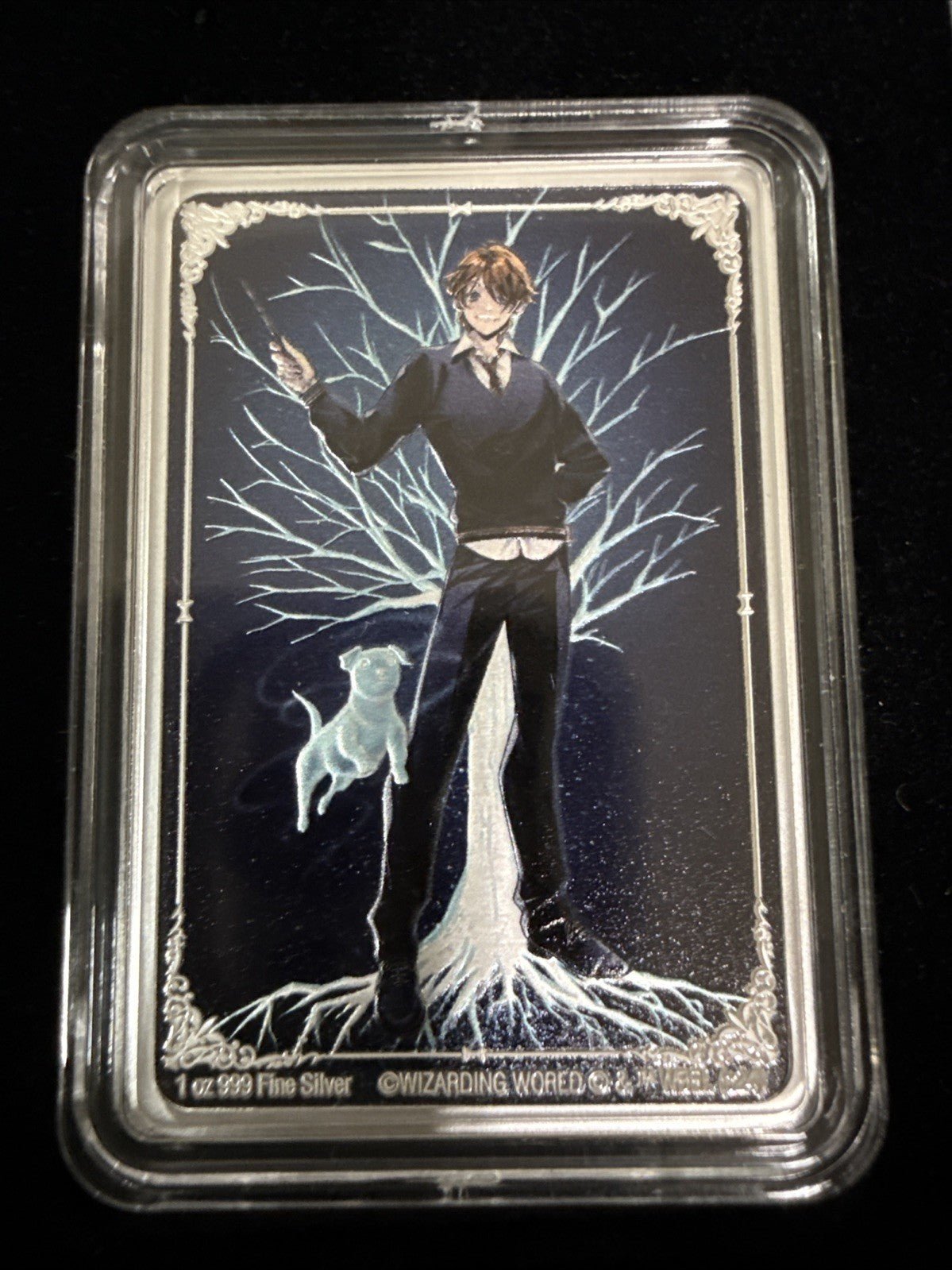 Niue - 2024 - HARRY POTTER - Patronus: Ron Weasley - 1oz Silver Proof Coin - toyscardscomics