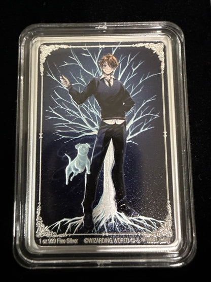 Niue - 2024 - HARRY POTTER - Patronus: Ron Weasley - 1oz Silver Proof Coin - toyscardscomics