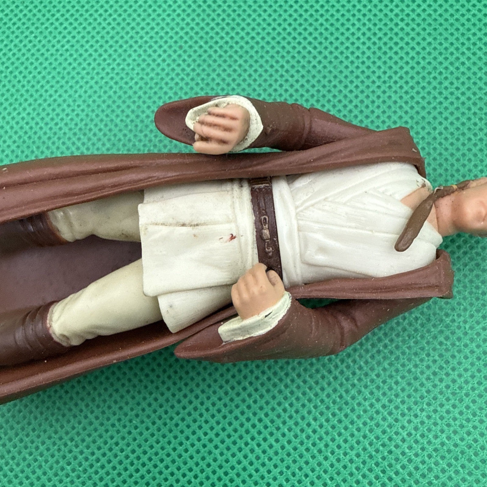 Obi - Wan Kenobi Vintage 1999 Hasbro Star Wars Episode 1 Phantom Menace (Naboo) - toyscardscomics