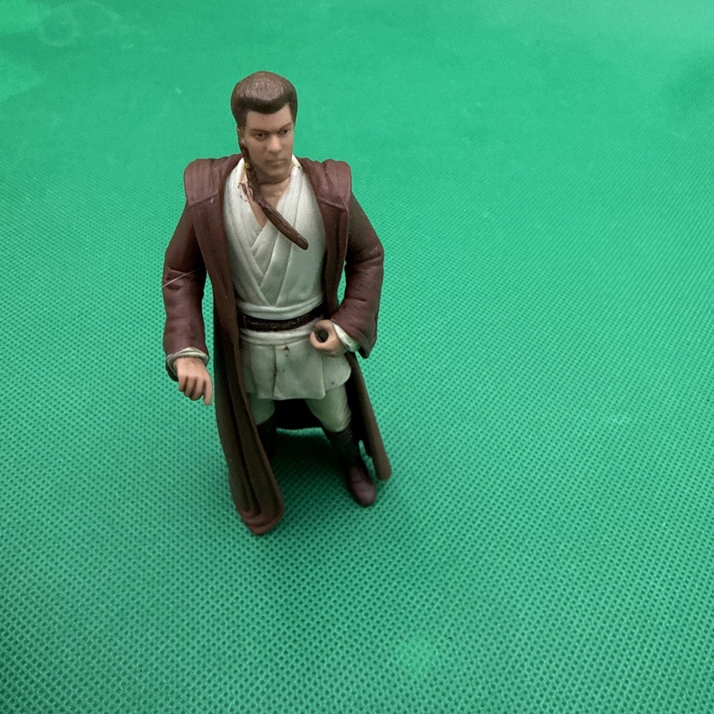 Obi - Wan Kenobi Vintage 1999 Hasbro Star Wars Episode 1 Phantom Menace (Naboo) - toyscardscomics