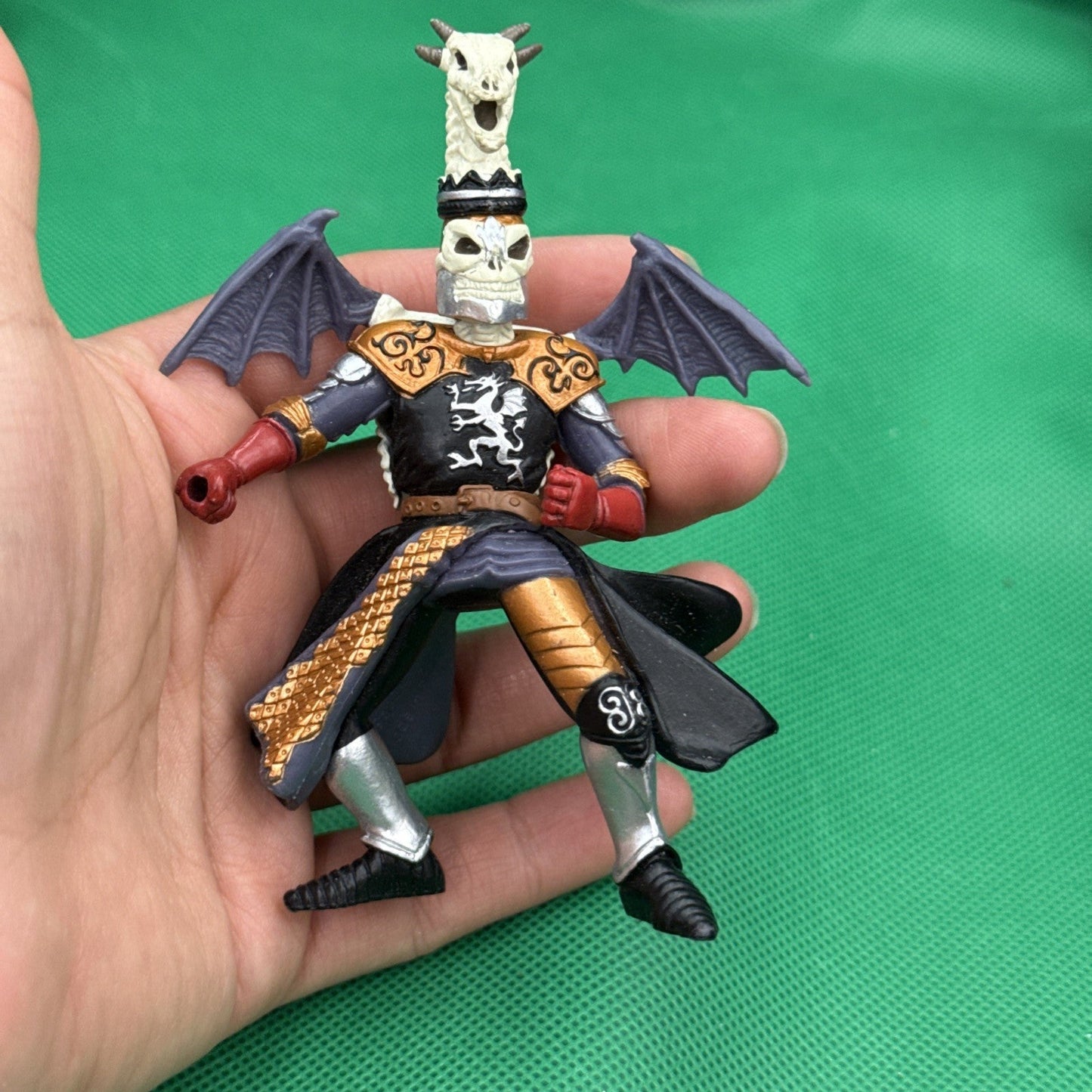 Papo Fantasy World Skull Warrior MASTER & Skull DRAGON Skeleton Figure - toyscardscomics