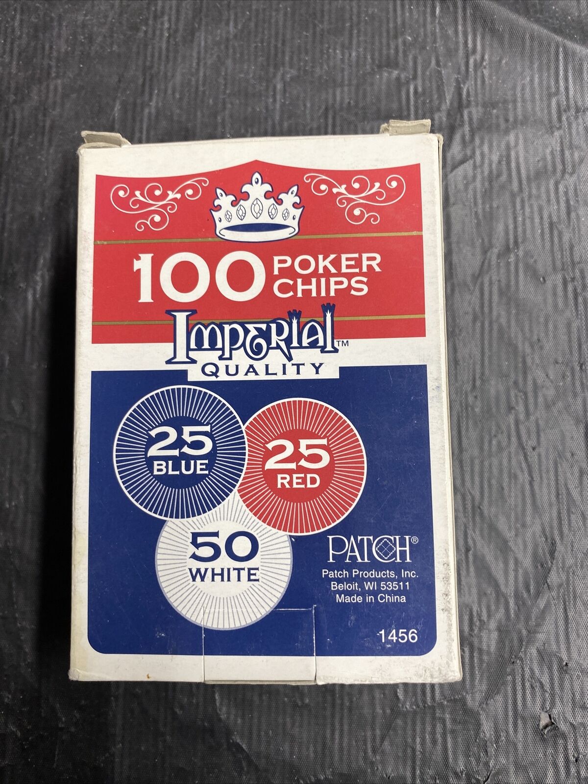 Patch Products, Inc. 1456 100pk Poker Chips. - toyscardscomics
