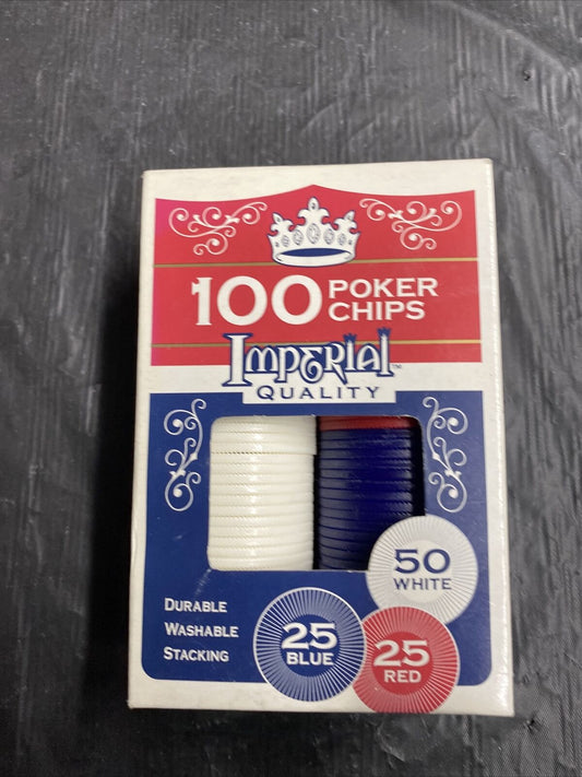 Patch Products, Inc. 1456 100pk Poker Chips. - toyscardscomics