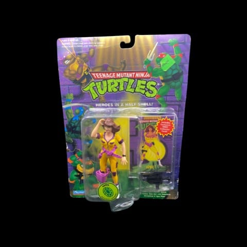 Playmates 1994 Teenage Mutant Ninja Turtles TMNT April O'Neil - toyscardscomics