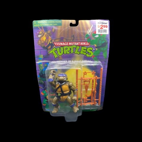 Playmates (1998) TMNT Donnatello Action Figure Asst. No.5000-50 Stock No.5002 - toyscardscomics