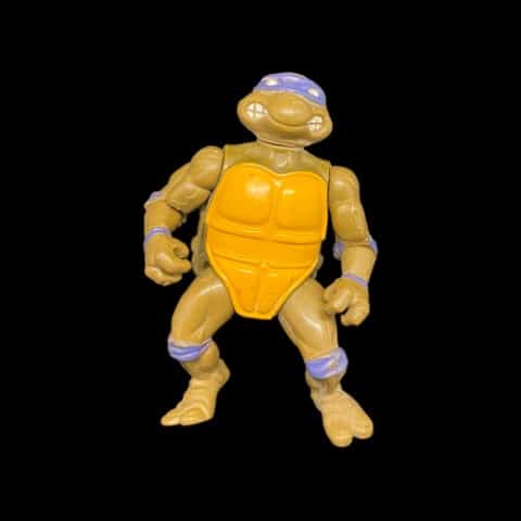 Playmates Teenage Mutant Ninja Turtle Donatello 4.5" Figure 1988 Mirage Studios - toyscardscomics