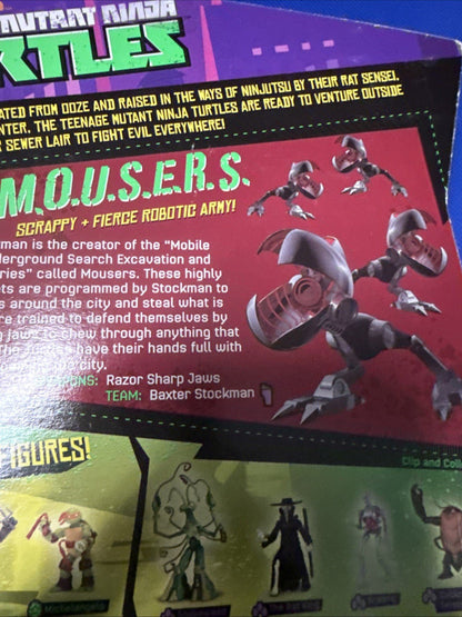 Playmates Toys Teenage Mutant Ninja Turtles Mouser Action Figure - toyscardscomics