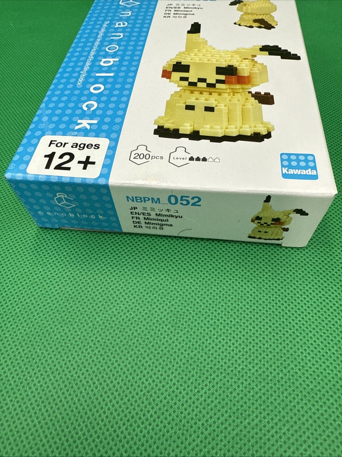 Pokemon Mimikyu Nanoblock 052 w 200 Pieces for Ages 12+ Micro Sz Building Blocks - toyscardscomics